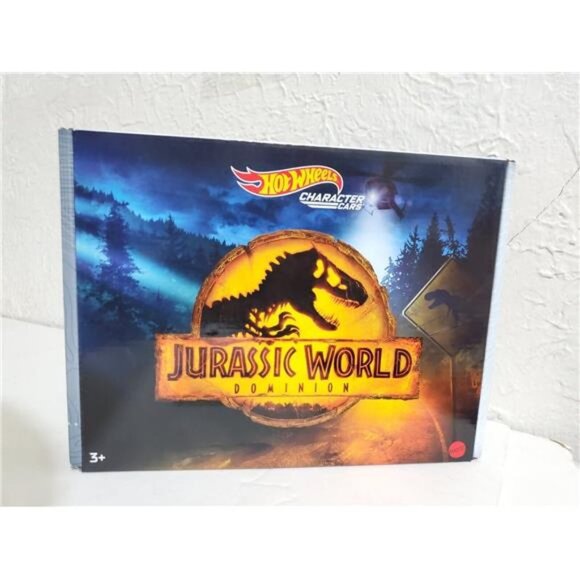 Jurassic World Hot Wheels Character Cars T Rex Die Cast Car 5-Pack Collection - Picture 2 of 7